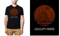 LA Pop Art Men's Premium Blend Word Art Occupy Mars T-shirt
